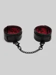 Lovehoney Fifty Shades of Grey Sweet Anticipation Faux Leather Ankle Cuffs Bondage ankle cuff Black, Red
