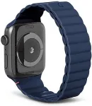 DECODED magnetisches Silikonarmband LITE Marineblau 42-44mm