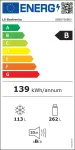 K&uuml;lmik LG GBBS726BEV