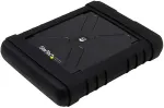 StarTech.com Rugged Hard Drive Enclosure - USB3.0 to 6,40cm (2.5) SATA 6Gbps - Speichergeh&auml;use - 6,4 cm (2.5) - SATA 6Gb/s - 600MBps - SATA 6Gb/s, USB3.0 - Schwarz (S251BRU33)