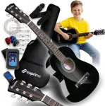 No name SUPRIMO JRA SET BK gitara akustyczna 1/4 czarna
