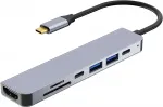 IBOX IUH3SL4K interface hub USB Type-C 5000 Mbit/s Silver