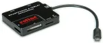 ROLINE USB 2.0 CardReader for Android Smartphone+Tablet black
