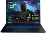 S&uuml;learvuti GigaByte GAMING A18 3WHK3DEC64SH (black, AMD Ryzen 7 260, NVIDIA GeForce RTX 5070, 32 GB DDR5, 1 TB (1 TB SSD), Windows 11 Home) - German - DE Layout