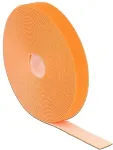 DELOCK Klettband auf Rolle L 10 m x B 20 mm orange