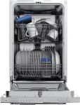 N&otilde;udepesumasin MIDEA Dishwasher | MDWEB1004LS-W | Built-in | Width 45 cm | Number of place settings 10 | Number of programs 8 | Energy efficiency class Class E | Display | Silver