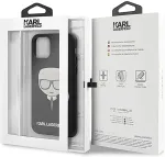 Karl Lagerfeld Karl Lagerfeld KLHCN58GLBK iPhone 11 Pro czarny/black Iconik Embossed&Glitter