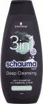 Schwarzkopf Schauma Men Deep Cleansing 3in1 Shampoo 400ml - &scaron;ampoon meestele