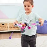 Spinmaster Spin Master Paw Patrol: The Mighty Movie, Skye's Deluxe Superhero Jet incl. Skye Figure, Toy Vehicle (Silver/Pink)
