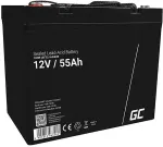 GREEN CELL AGM49 Plombierte Bleis&auml;ure 55Ah 12V