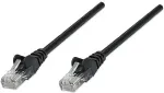 Intellinet - Patch-Kabel - RJ-45 (M) - RJ-45 (M) - 20,0m - UTP - CAT 5e - glatt, mit Knickschutz - Schwarz (345040)