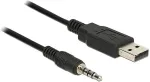 DeLOCK Konverter USB 2.0 Typ-A Stecker zu Seriell TTL 3,5 mm 4 Pin Klinke 1,8 m (5 V)
