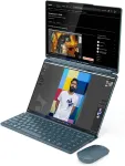 S&uuml;learvuti Lenovo Yoga Book 9 14IAH10 Intel | Tidal Teal | 2x14 " | OLED | Touchscreen | 2.8K WQXGA+ | 2880 x 1800 pixels | Intel Core Ultra 7 | 255H | 32 GB | Soldered LPDDR5X | Solid-state drive capacity 1000 GB | Intel Arc 140T GPU | Windows 11 Ho ...