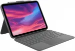 Klaviatuur Logitech Combo Touch QWERTY UK English Smart Connector Grey