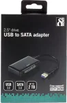 DELTACO Adapter USB 3.0 - SATA 6Gb, 2,5 HD / USB3-SATA6G2