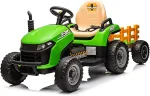 No name KIDS ELEC TRACTOR WITH TRAILER HATIS G/Y