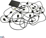 No name SOLARNA GIRLANDA OGRODOWA LED BEMKO SOLBEE 3W 3000K 10SZT 10M IP65 CZARNA C83-SOB-003BL-3K