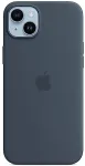 APPLE iPhone 14+ Silicone Case with MS - Storm Blue
