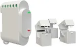 No name Shelly 3EM electrical relay White
