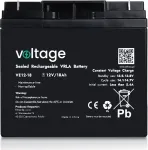 Voltage AGM aku pinge 12V 18Ah VE12-18 (kestevusaeg 6-9 aastat)