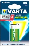 Varta Power Accu 6F22-9V, 9V E-Block, Ni-MH, 200mAh
