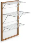 No name ARREDAMENTI KARIM Wall-mounted drying rack - 63 x 68 cm, Brown