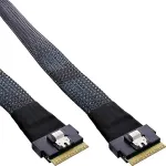 INLINE 27647A Kabel SlimSAS x8 (STR) SFF8654 auf SlimSAS x8 (STR) SFF8654 48G 50cm