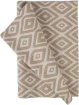 Home4you Linik HOLLY OUTDOOR 43x116cm, beežid rombid, 100% akr&uuml;&uuml;l, kangas 350