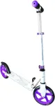 NONAME Muuwmi Aluminium Scooter skrejritenis 200 mm, balts/violets