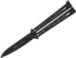No name N&oacute;ż Tokisu 02259 Balisong Bright Black Steel