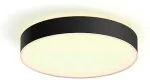 Philips Hue White Ambiance Enrave Deckenleuchte rund schwarz + Dimmschalter &bull; L