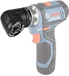 Bosch Powertools Bosch FlexiClick-angle attachment GFA 12-W Professional, chuck&nbsp;(black, for electric screwdriver GSR 12V-15 FC)