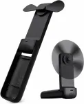 Ventilaator AECOOLY Pocket 01 Foldable Handheld Fan, Black