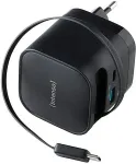 Intenso POWER ADAPTER 1XUSB-A/1XUSB-C/BLACK 7806520