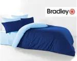 Bradley tekikott, 150 x 210 cm, tumesinine / helesinine