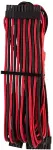 CORSAIR Premium individually sleeved (Type 4, Generation 4) - Stromkabel - ATX, 24-polig (W) bis 24-poliges ATX (20+4) (W) - Schwarz, Rot (CP-8920233)