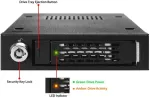 Icy Dock Metallist 2,5" SATA/SAS HDD ja SSD pesa (Black)