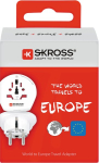 Skross Country Adapter World to Europe Stikadapter Hvid