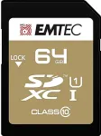 M&auml;lukaart Emtec SDXC 64GB UHS-I U1 EliteGold