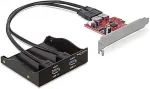 DELOCK Front Panel 3.5" / 5.25" 2 x USB 3.0 inkl. PCI Express Karte