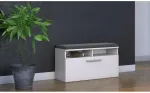 TOP E SHOP Topeshop RIVA SZAFKA BIEL shoe organizer Closed valge