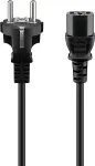 Goobay Power Cable for Printers and Computer Monitors - Straight - 2m