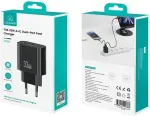 Usams Charger T65 33W 1xUSB-C 1xUSB-A fast charging