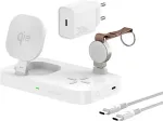 4Smarts Qi2 Ladestation Trident mit Charger f&uuml;r Apple Watch, wei&szlig;