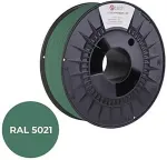 C-TECH Printing filament PREMIUM LINE, PETG, aqua blue, RAL5021, 1.75mm, 1kg