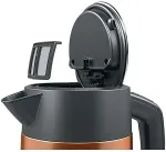 Veekeetja Bosch TWK4P439 electric kettle 1.7 L 2400 W Black, Gold