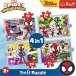 Trefl SPIDER-MAN Puslekomplekt 4in1 Spidey