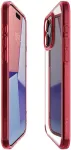 Spigen Kaitse&uuml;mbris Ultra Hybrid, Apple iPhone 15 Pro, l&auml;bipaistev punase &auml;&auml;rega,