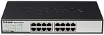D-Link DGS-1016D/E network switch Unmanaged Black, Metallic