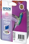Tooner EPSON T0806 Lys magenta 620 sider Bl&aelig;k C13T08064011